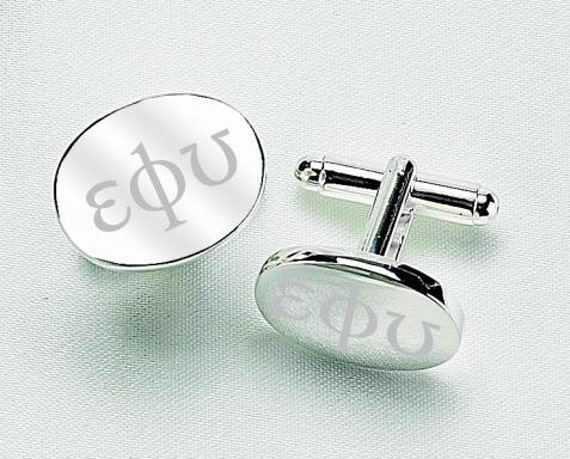 Personalisiertes Monogramm Silber Oval Manschettenknöpfe - Mit Gravur Personalisiertes Monogramm Silber Oval Manschettenknöpfe - Mit Gravur von LazerDesigns