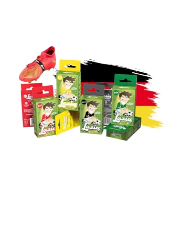 Lazies Schnürsenkel Fixierband (S 28-35, Schwarz) Schnürsenkel Fixierband (S 28-35,Schwarz) Black Kinderfussballschuhe Fußballschuhe Kinderschuhe Kinder Fußball Fussball Kinderfußballschuhe von Lazies