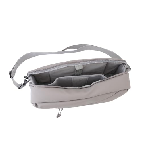 Lazmin112 Game Console Chest -Bag Schockdicht von PU -Material Doppel Reißverschluss Design für Effektive Stoßdämpfung Passform für ROG Verbündete, Dampfdeck (Silver) von Lazmin112