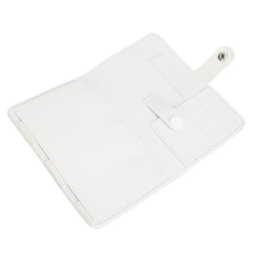 Lazmin112 Nagelbohrer Bit Organizer -Beutel, Nagelbits Aufbewahrungsbehälterbeutel PU Multi -Funktion Maniküre für Stahlschieber (WHITE) von Lazmin112
