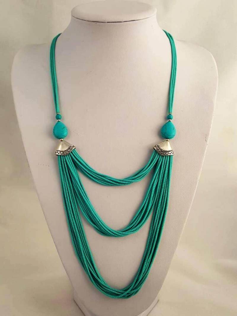 Howlith Halskette, Handgefertigte Kette, Handgefertigte Halskette Howlith Halskette, Handgefertigte Kette, Handgefertigte Halskette von LazuriteGems