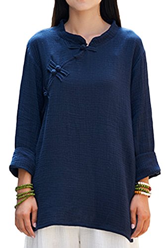 Lazutom Damen Bluse Gr. One size, blau von Lazutom