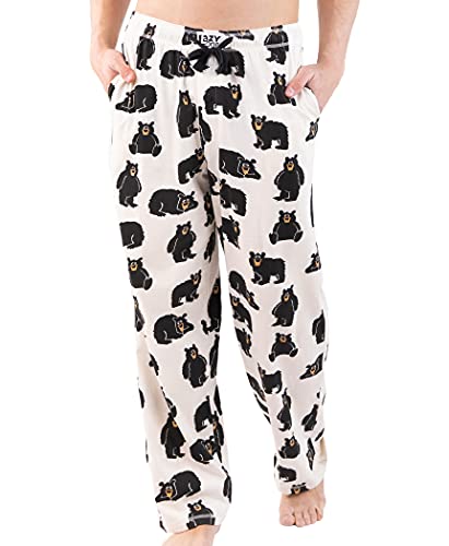Lazy One Bear & Bigfoot Pyjamahose für Herren, separate Hose, Loungehose, lustig, humorvoll, Mama Papa Bear Herren-Pyjamahose, XX-Large von Lazy One