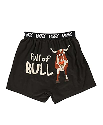 Lazy One Herren Boxershorts Full of Bull schwarz | L von Lazy One