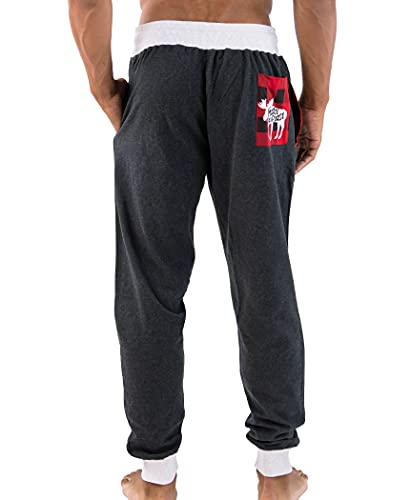 Lazy One Jogginghose für Herren, bequem, warm, Taschen - mehrfarbig - Large von Lazy One