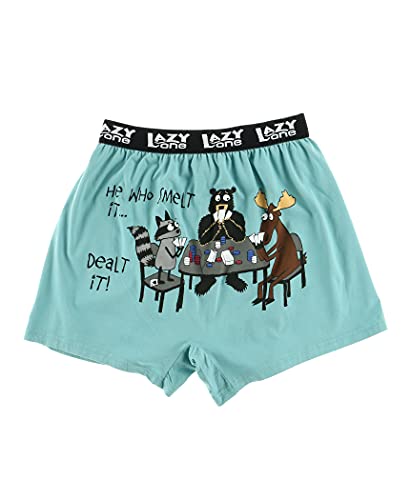 Lazy One Smelt It Dealt It Herren Boxershorts Medium von Lazy One