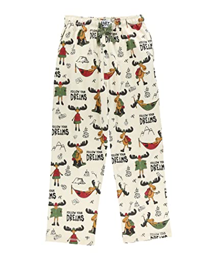 Lazy One - Tier-Pyjamahose für Herren, getrennte Hose für Herren, Lounge, Pyjamahose, Follow Your Dreams, Medium, Follow Your Dreams Pyjamahose, M von Lazy One