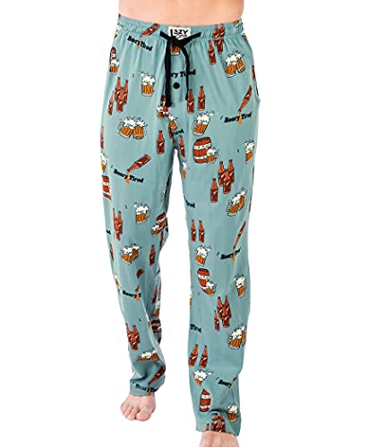 Lazy One Pyjamahose mit Tiermotiv für Herren, separate Hose, Lounge-Hose, Beery Schlafanzughose für müde, X-Large von Lazy One