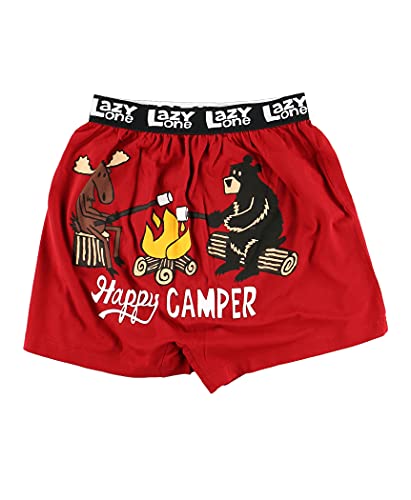 LazyOne Happy Camper Herren Boxershorts Large von Lazy One