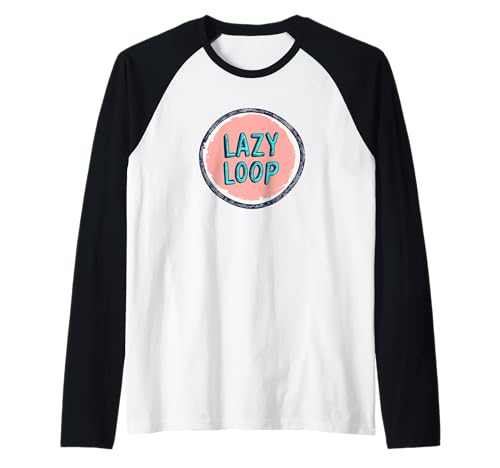 Lustiges Lazy Loop Kostüm für Erwachsene und Kinder Raglan von Lazy Outfit
