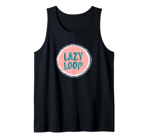 Lustiges Lazy Loop Kostüm für Erwachsene und Kinder Tank Top von Lazy Outfit
