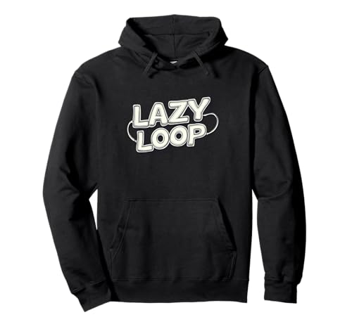 Pretty Lazy Loop Emblem für Jungen und Mädchen Pullover Hoodie von Lazy Outfit