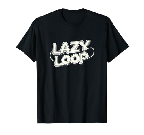 Pretty Lazy Loop Emblem für Jungen und Mädchen T-Shirt von Lazy Outfit
