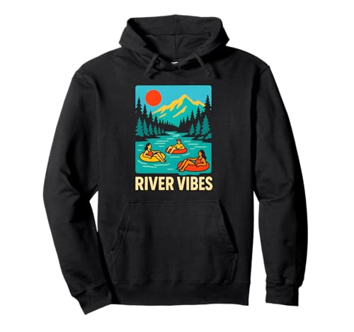 River Float Trip Vibes Retro Damen Fun Pullover Hoodie River Float Trip Vibes Retro Damen Fun Pullover Hoodie von Lazy River Float Trips - River Tubing Accessories