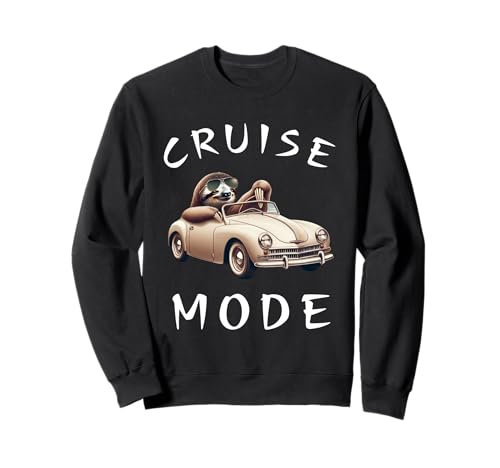 Faultier Tier Fahren Auto Kreuzfahrt Modus Urlaub Geschenk Männer Frauen Sweatshirt Faultier Tier Fahren Auto Kreuzfahrt Modus Urlaub Geschenk Männer Frauen Sweatshirt von Lazy Sloth Animal Birthday Present for Boys Girls