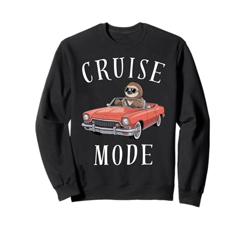 Faultier Tier Fahren Auto Kreuzfahrt Modus Urlaub Geschenk Männer Frauen Sweatshirt Faultier Tier Fahren Auto Kreuzfahrt Modus Urlaub Geschenk Männer Frauen Sweatshirt von Lazy Sloth Animal Birthday Present for Boys Girls