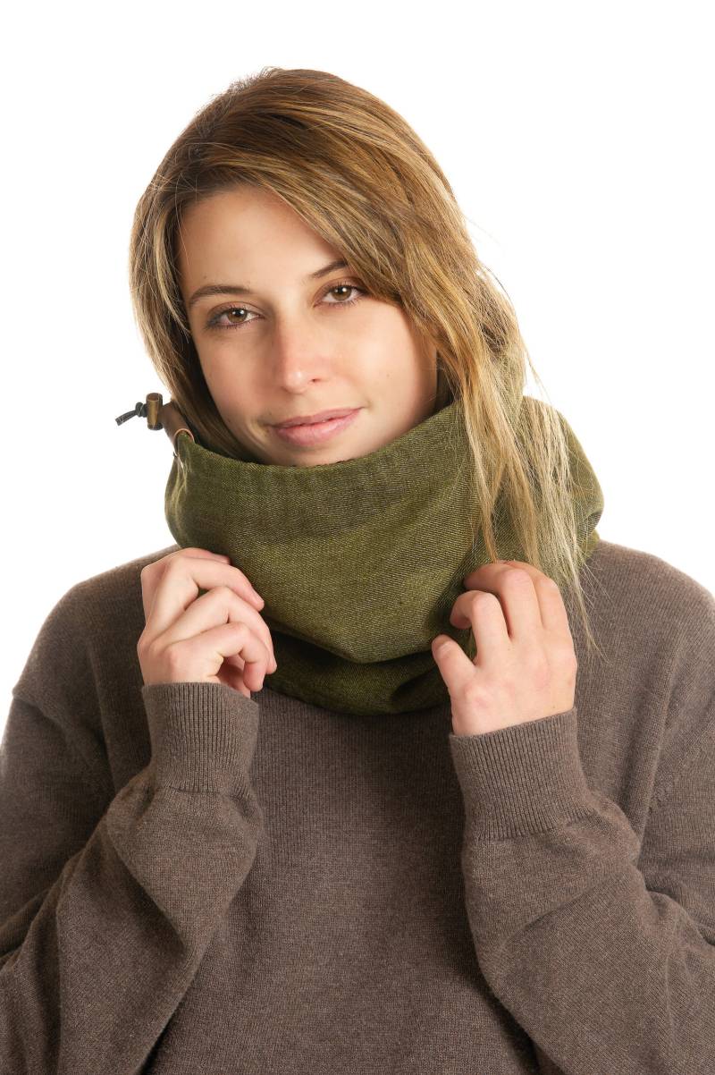 Hanf Halswärmer Schal | 3-In-1 Kapuzengamasche & Gesichtsabdeckung Multifunktionaler Kapuzenschal Warm Wear, Outdoor Neck Gaiter Geschenk Für Frauen von LazyLlamaEcoWear