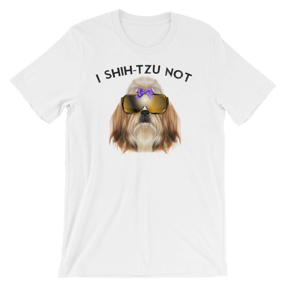 I Shih-Tzu Not T-Shirt Lustiger Hund Mit Sonnenbrille I Shih-Tzu Not T-Shirt Lustiger Hund Mit Sonnenbrille von LazySlothApparel
