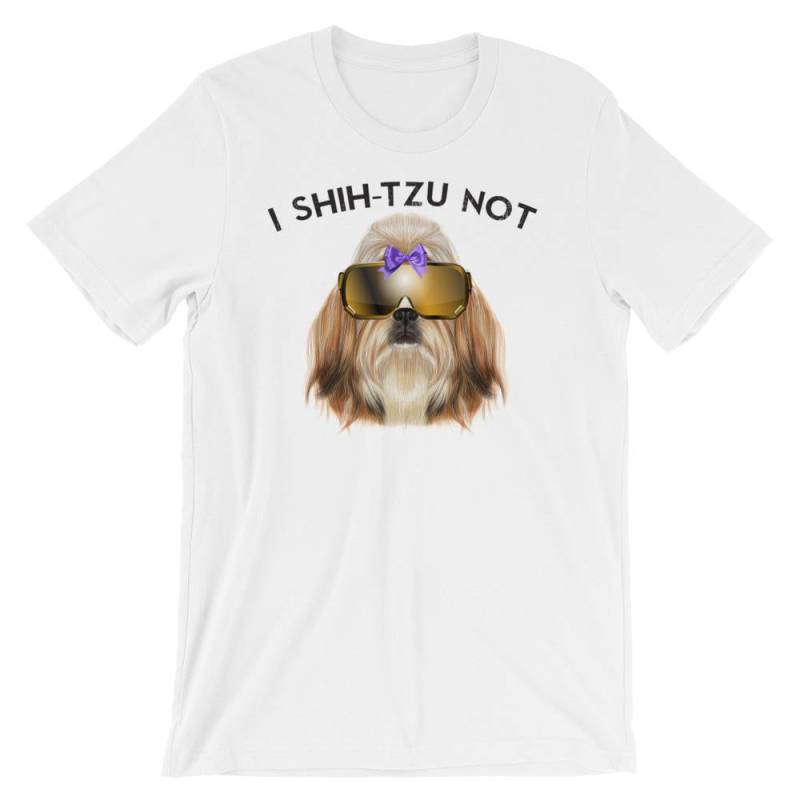 I Shih-Tzu Not T-Shirt Lustiger Hund Mit Sonnenbrille I Shih-Tzu Not T-Shirt Lustiger Hund Mit Sonnenbrille von LazySlothApparel