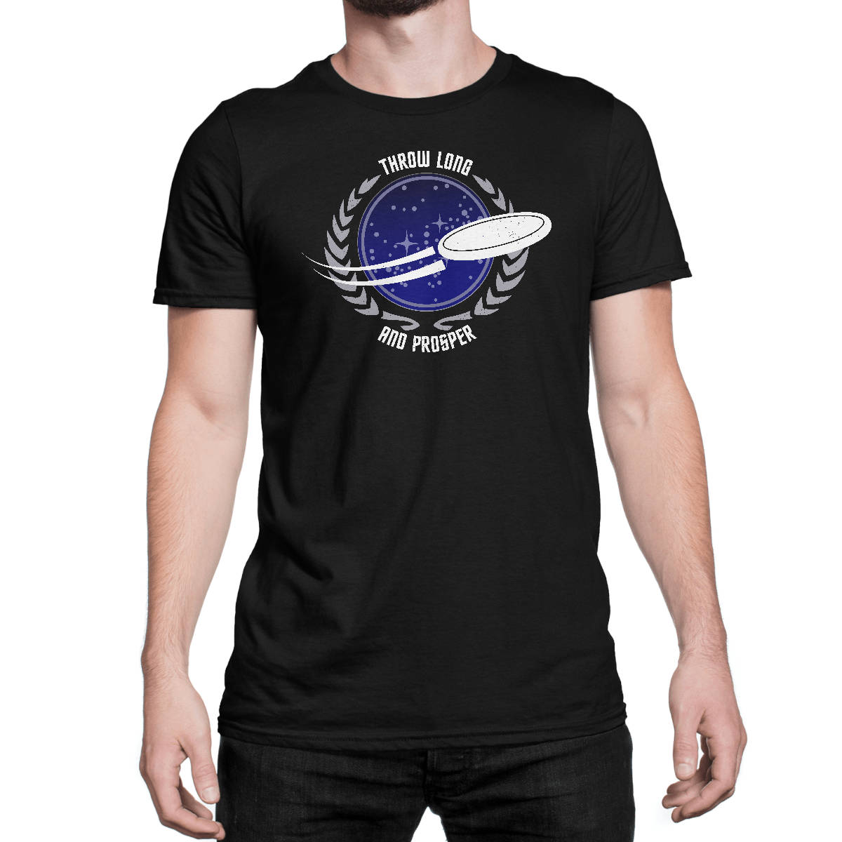 Werfen Sie Lange Und Gedeihen Disc-Golf-Shirt Werfen Sie Lange Und Gedeihen Disc-Golf-Shirt von LazySlothApparel