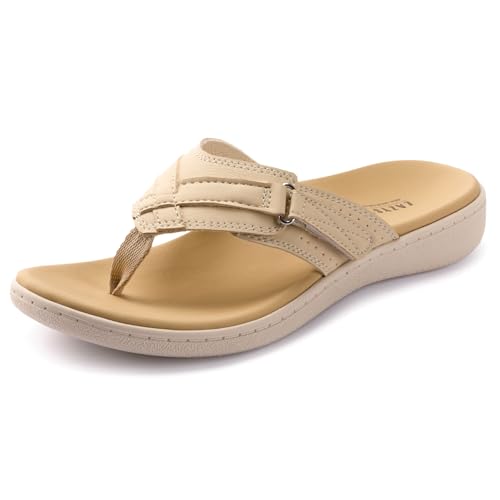 LazyStep Damen Orthotic Slide Sandalen Casual Sommer Sandalen mit Fußgewölbeunterstützung, Khaki, 37.5 EU LazyStep Damen Orthotic Slide Sandalen Casual Sommer Sandalen mit Fußgewölbeunterstützung, Khaki, 37.5 EU von LazyStep