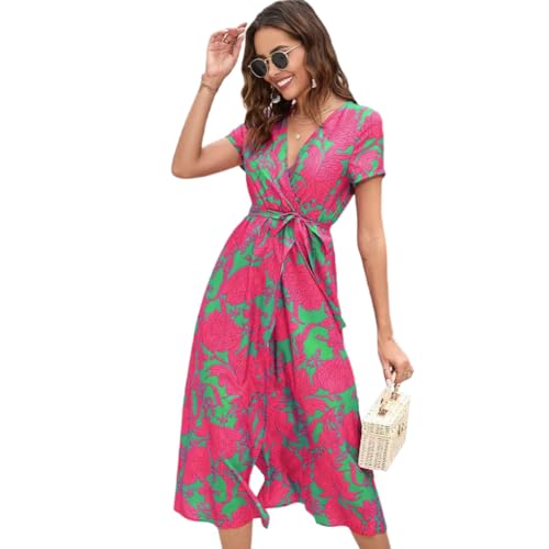Damen Sommerkleid Elegantes A Linie Kleid Minikleid Knielang Kleid Lange Freizeitkleider Sommer Strand Maxi Dress von Lazz1on