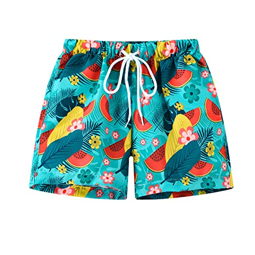 Lazz1on Badehose Jungen Sommer Badeshorts Verstellbare Taille Schwimmshorts Schnelltrocknend Urlaub Shorts für Pool und Meer von Lazz1on