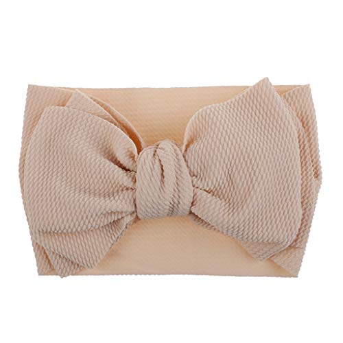 Lazzboy 1 Stück Baby Kleinkind Mädchen Bowknot Stirnband Stretch Haarband Headwear Süßes Kinder Kopfband Haarbänder Kopftuch(B) von Lazzboy