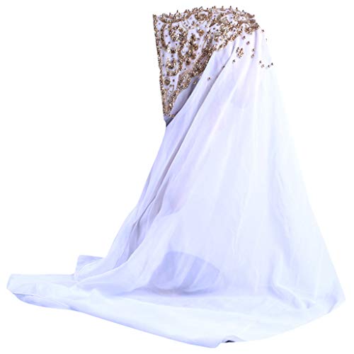 Lazzboy Plain Chiffon Muslim Hijab Schal Halstuch Damen Kopftuch Gesichtsschleier Glitzernder Turban Hidschab Diamanten Islamischen Abaya Dubai Frauen Ramadan Kopfbedeckung Bandana(F) von Lazzboy