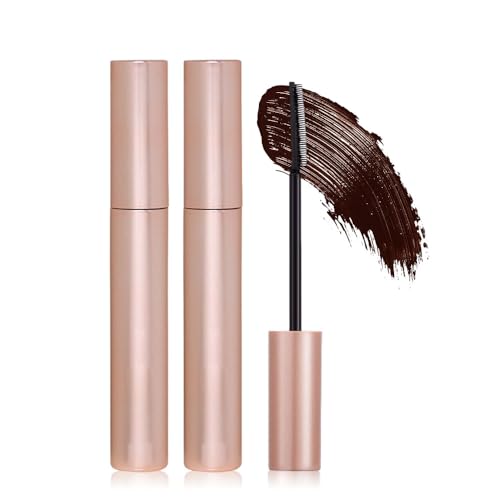 Lengthening And Curling Long-lasting Mascara, Wimperntusche Wasserfest, Lash Growth Enhancing Formula with Curling Effect, haarmascara, Smudge-Proof for Defined Lashes (Gräulich Violett) von Lbotr