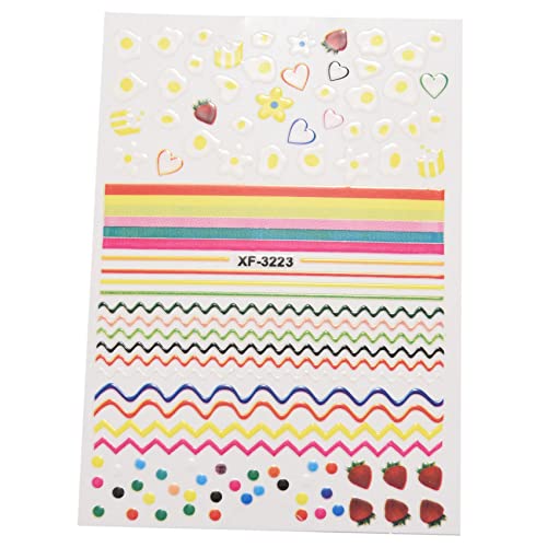 Lbvzxkad 10 BläTter/Los Nail Sticker Applique Nail Art Dekoration von Lbvzxkad