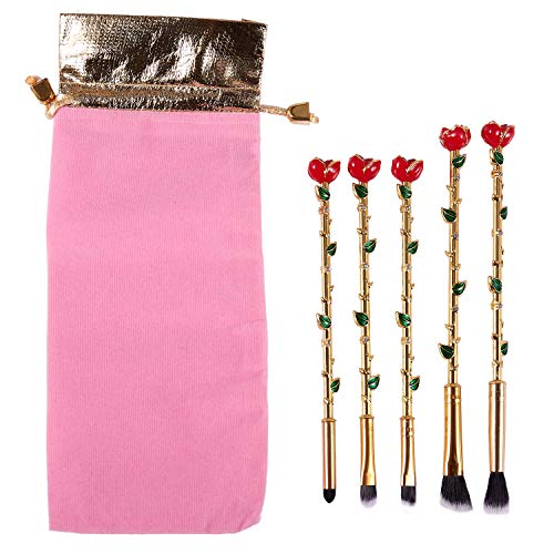 Lbvzxkad Make Up Pinsel Set Beauty Make Up Pinsel für Lidschatten Kontur Gold von Lbvzxkad