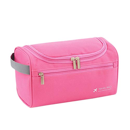 Lbvzxkad Wasserdichte HäNgende Kosmetik Tasche Herren GeschäFts Aufbewahrungs Tasche Damen Kosmetik Organizer Reisen Wasch Bad Kit (Rose Rot) von Lbvzxkad