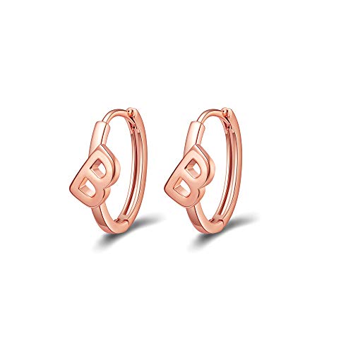 Creolen für Frauen, 14 Karat echt, vergoldet, Initialen-Buchstaben-Ohrringe für Frauen, Valentinstagsgeschenke für Sie, Edelstahl, Achat Creolen für Frauen, 14 Karat echt, vergoldet, Initialen-Buchstaben-Ohrringe für Frauen, Valentinstagsgeschenke für Sie, Edelstahl, Achat von Lcherry