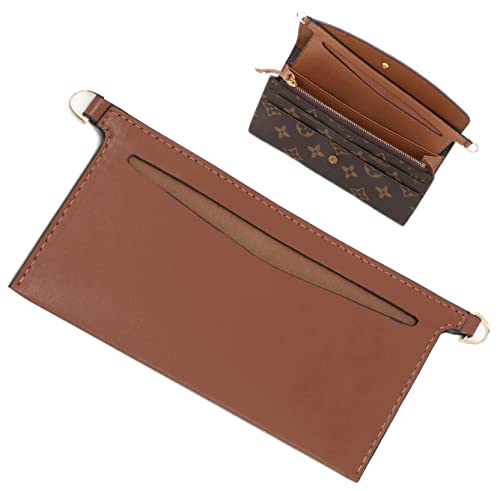 Lckaey Sarah-Tasche, abnehmbare Tasche in Organizer Emily Geldbörse diagonale Umhängetasche, Braun, 6.7in*3.15in, Wanmei Fashion von Lckaey