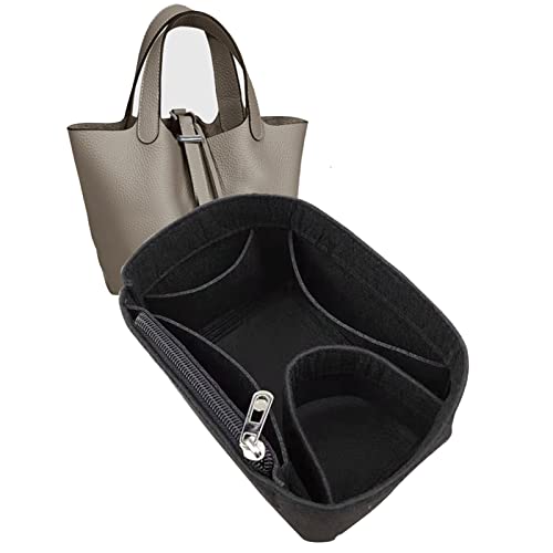 Lckaey Geldbörsen-Organizer-Einsatz für Picotin 18 PM Organizer 1098 schwarz - S von Lckaey