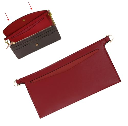 Lckaey Geldbörsen-Set für Sarah-Tasche Emilie Geldbörse, abnehmbarer Taschen-Organizer, Rot/Ausflug, einfarbig (Getaway Solids), 6.7*3.14in von Lckaey