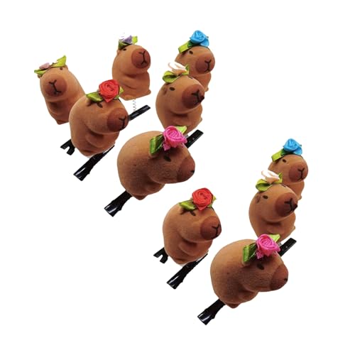 10 Stück Cartoon-Tier-Haarspangen, leichte Plüsch-Haarnadel, Haarschmuck für verschiedene Frisuren 10 Stück Cartoon-Tier-Haarspangen, leichte Plüsch-Haarnadel, Haarschmuck für verschiedene Frisuren von Ldabrye