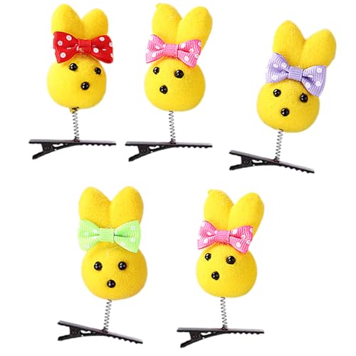 3D-Cartoon-Haarnadeln, 5 Stück, Enten-Haarspangen, Geburtstagsparty, Kopfbedeckung, Festival, Haarspangen für Kinder, Haarstyling-Haarspangen von Ldabrye