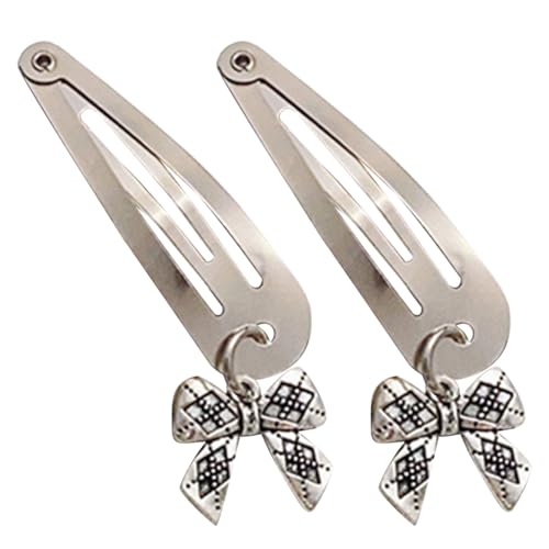 Ästhetische Schleife Haarnadel Metall Entenschnabel Clip Haarspangen Französische Seitennadel 2000er Jahre Haarspange Haar Styling Accessoire Für Frauen von Ldabrye