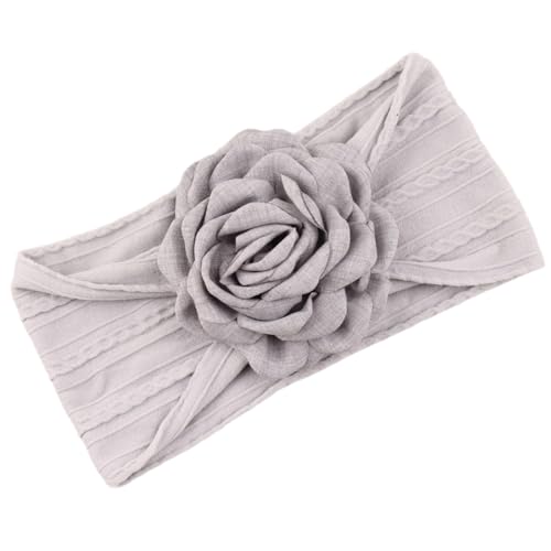 Atmungsaktives Baby-Stirnband mit Blumen-Charm, süße, elastische Kopfbedeckung für 0–36 Monate, Mädchen, verbessert die Niedlichkeit Atmungsaktives Baby-Stirnband mit Blumen-Charm, süße, elastische Kopfbedeckung für 0–36 Monate, Mädchen, verbessert die Niedlichkeit von Ldabrye