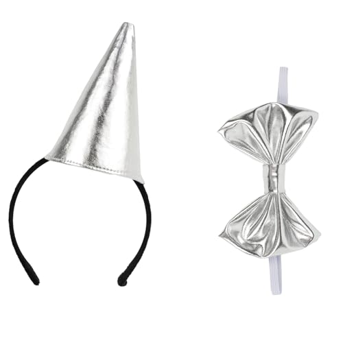 Blechmann-Rollenspiel-Kostüm-Set, Hut, Fliege, Rollenspiel, Zubehör für Bühnenshow, Fotografie, Kostüm-Zubehör, Blechmann, Schleife und Hut-Set von Ldabrye