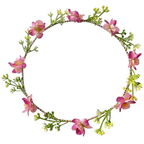 Blumenkranz Elastischer Stirnband Kopfbedeckung Kopfbedeckung Dekore Für Hochzeiten Und Tägliche Verwendung von Ldabrye