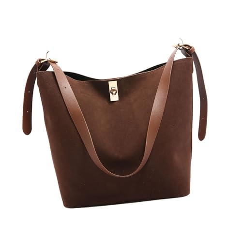 Damen Umhängetasche PU Leder Crossbody Taschen Fahrt Handtasche Mit Verstellbarem Riemen Lässiger Eimer Eimer Geldbörse Für Den Täglichen Gebrauch Große Kapazität Handtasche von Ldabrye