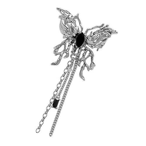 Einzigartige Fließende Fringe Butterfly Pin Stylish Metal Brosche Für Kleidermäntel Schals Dekoration Geschenk Für Modeliebhaber Formelle Kleidung Brosche von Ldabrye