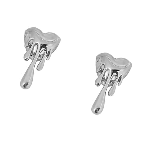 Elegante Passende Paar Legierung Herzstollen Trendy Stylish Ästhetischer Schmuck Luxus Herzohrschone Geschenk Für Ihren Minimalistischen Schmuck von Ldabrye