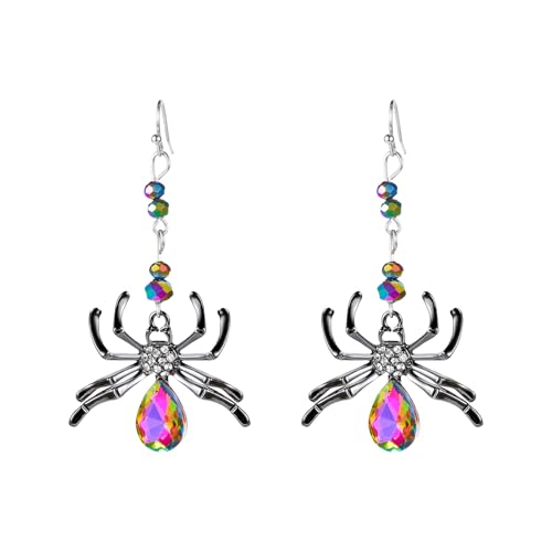 Elegante Spinnenohrringe für Damen, festlicher Halloween-Schmuck, bequeme Legierung, Partykleidung, Spinnen-Themen-Ohrringe, Einheitsgröße, Wie beschrieben von Ldabrye