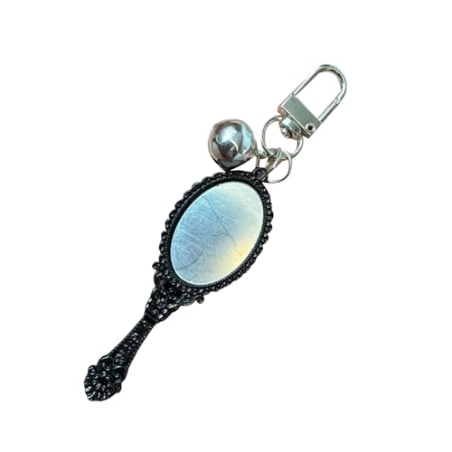 Eleganter, spiegelnder Charm-Anhänger, Schlüsselanhänger mit Schleifen-Detail, stabiles Beauty-Werkzeug für unterwegs, trendige Damen Eleganter, spiegelnder Charm-Anhänger, Schlüsselanhänger mit Schleifen-Detail, stabiles Beauty-Werkzeug für unterwegs, trendige Damen von Ldabrye