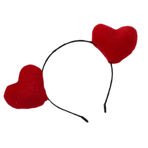 Festivalthema Stirnbänder Für Weibliche Plüsch Liebe Herz Stirnband Frauen Make Up Haarzubehör Gesicht Waschen Haarhoop Nicht Formbare Kopfbedeckung von Ldabrye