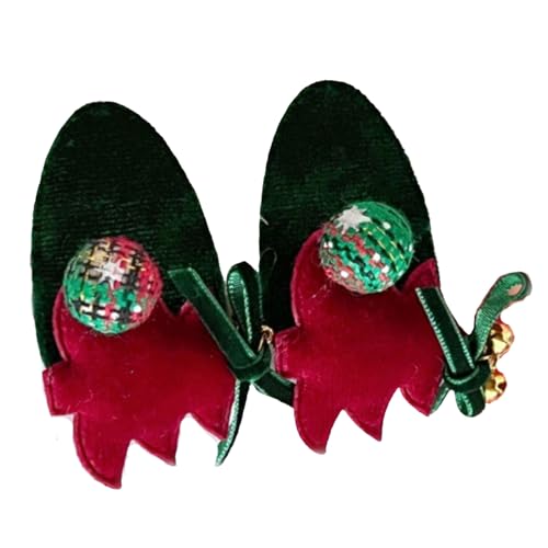 Flache Haarspange für Mädchen, Haarspange für Frauen, Mädchen, Strauß, Haarspange, Weihnachten, süße Foto-Requisiten von Ldabrye